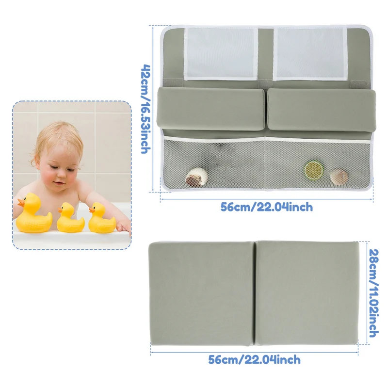Tapis de Bain bébé avec Coussin Confortable