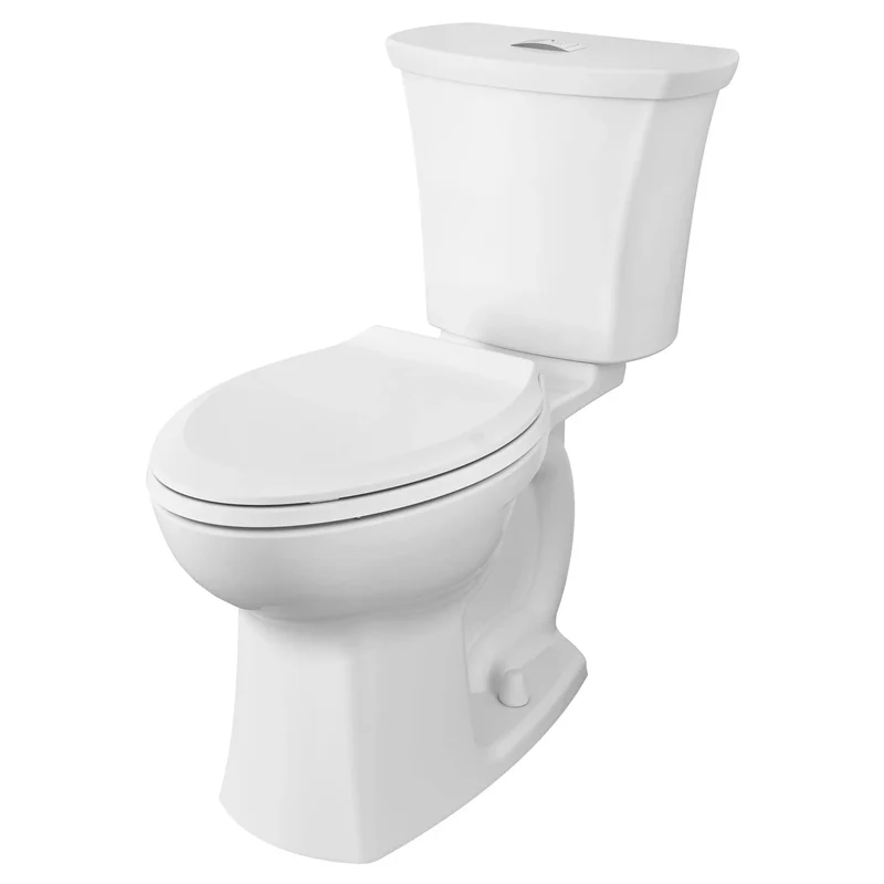 Toilette Edgemere complète allongée à hauteur de siège avec siège, deux pièces, à double chasse, 1,28 gpc/4,8 Lpc et 1,0 gpc/3,8 Lpc