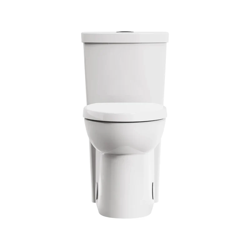 Toilette Studio® à jupe, 2 pièces, chasse double 4,8 Lpc/1,28 gpc et 3,8 Lpc/1,0 gpc, à cuvette allongée à hauteur de chaise avec siège