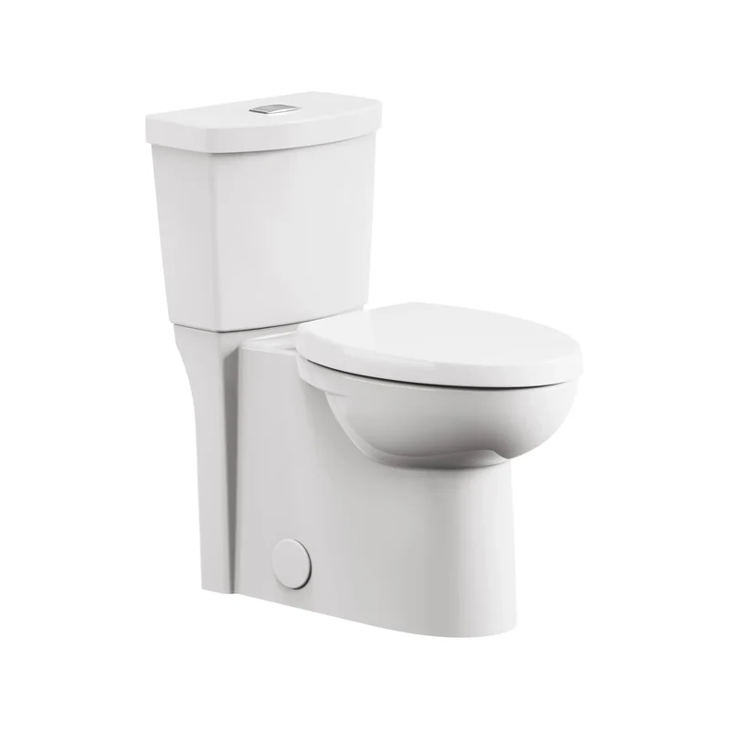 Toilette Studio® à jupe, 2 pièces, chasse double 4,8 Lpc/1,28 gpc et 3,8 Lpc/1,0 gpc, à cuvette allongée à hauteur de chaise avec siège