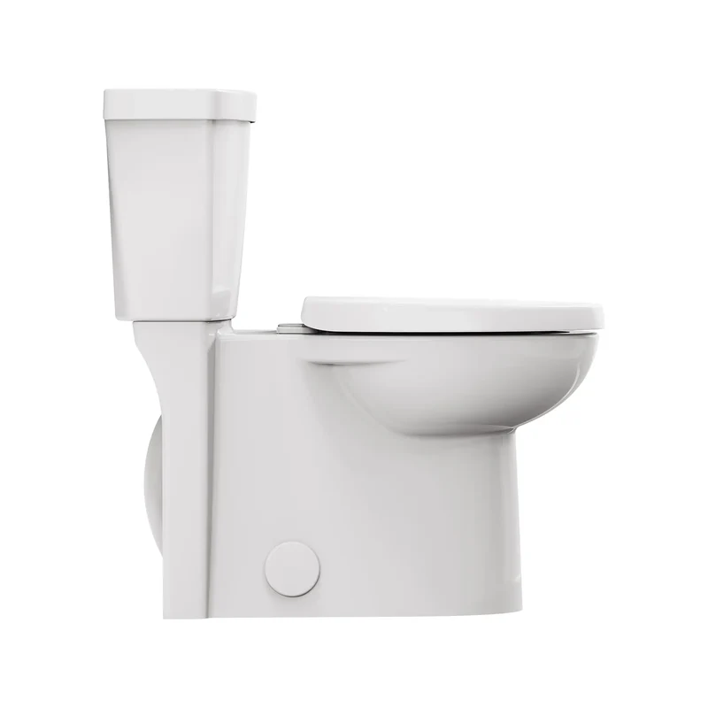 Toilette Studio® à jupe, 2 pièces, chasse double 4,8 Lpc/1,28 gpc et 3,8 Lpc/1,0 gpc, à cuvette allongée à hauteur de chaise avec siège