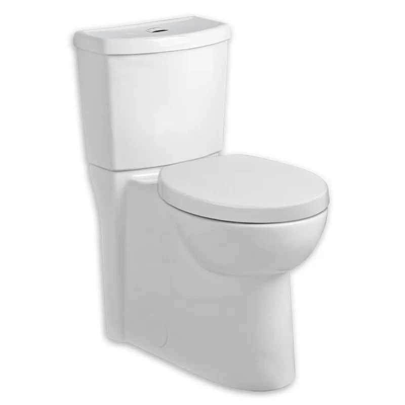 Toilette Studio® à jupe, 2 pièces, chasse double 4,8 Lpc/1,28 gpc et 3,8 Lpc/1,0 gpc, à cuvette allongée à hauteur de chaise avec siège