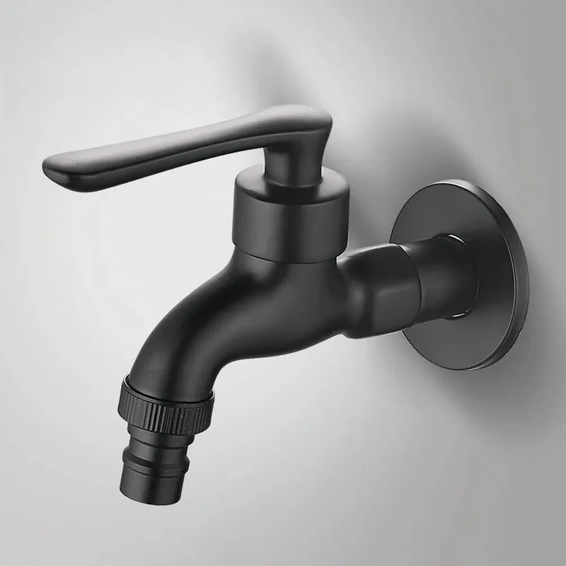 Robinet Extérieur Noir Simple