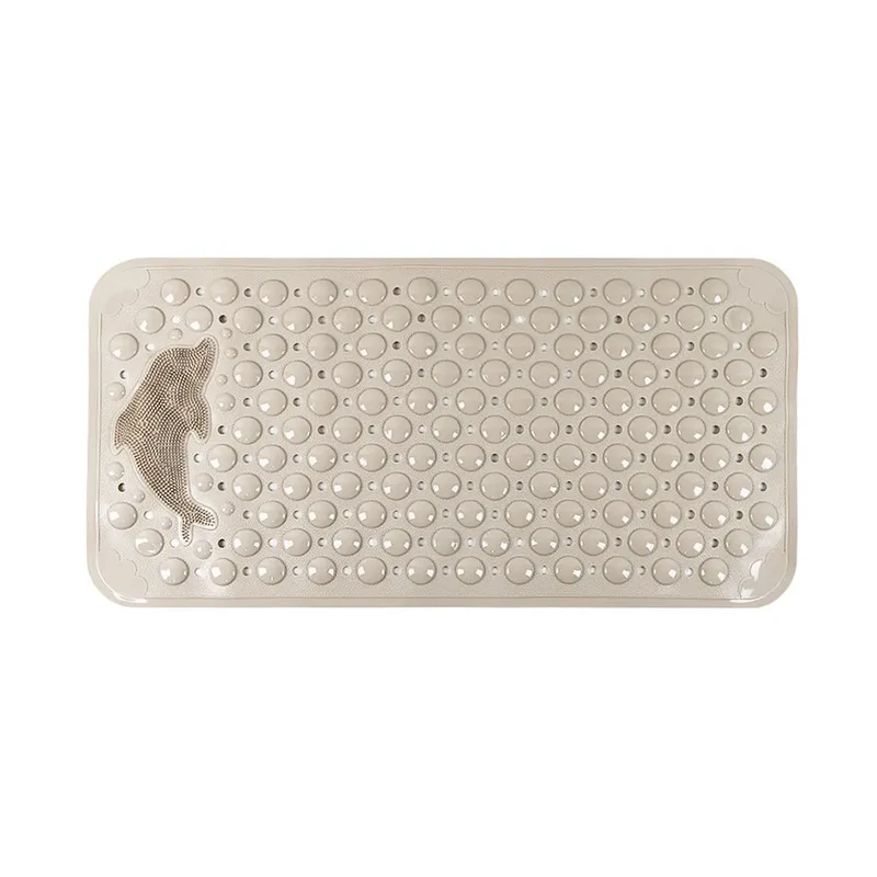 Grand Tapis de Bain à Ventouse Antidérapant