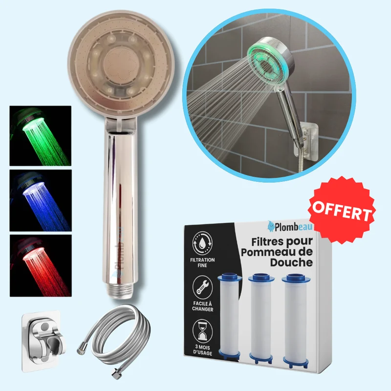 Pommeau de Douche LED