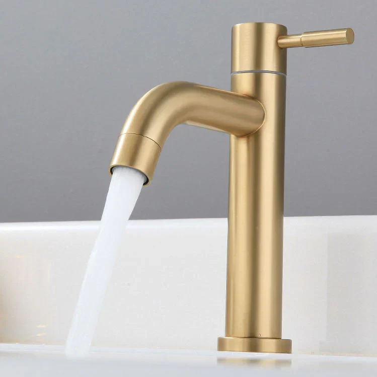 Mitigeur Haut pour Vasque Minimaliste Doré