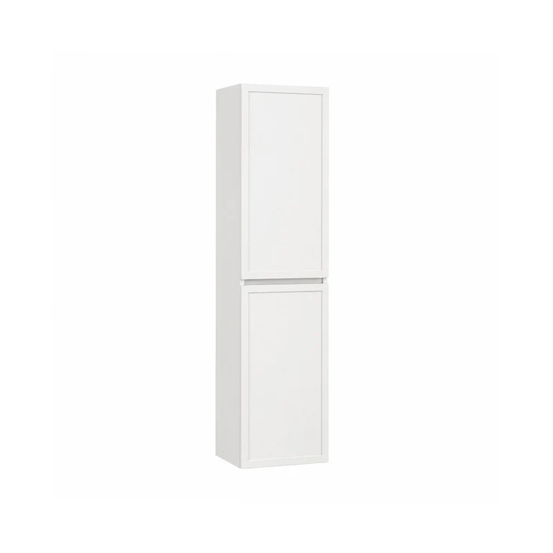 Façades shaker pour armoire 18X72 pouces blanc satiné