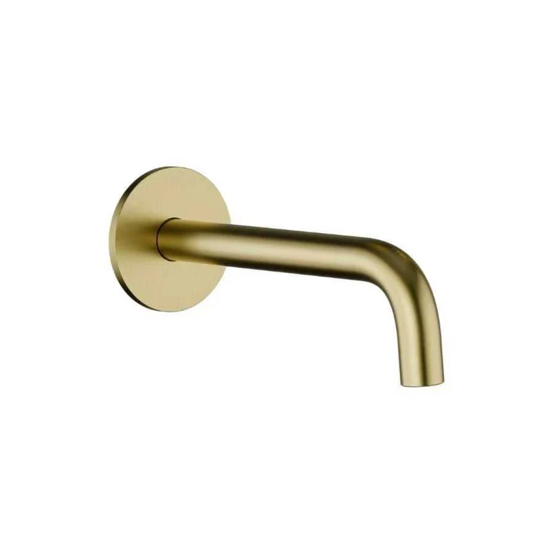 Robinet de bain douche rond or