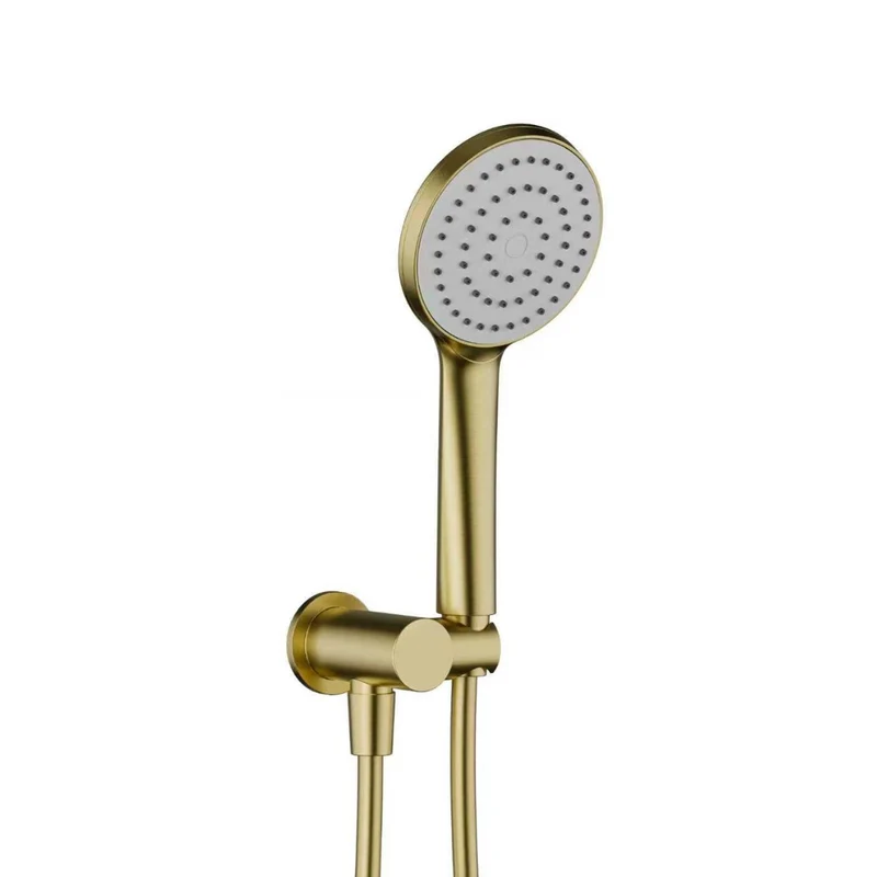 Robinet de douche rond or