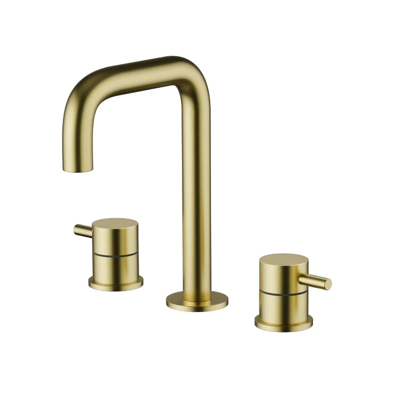 Robinet de bain avec douchette or