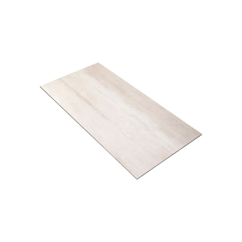 Céramique 24x48 blanc nuances beige - Travertin