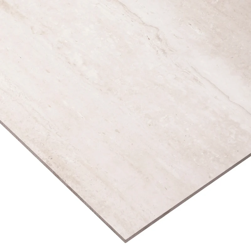 Céramique 24x48 blanc nuances beige - Travertin