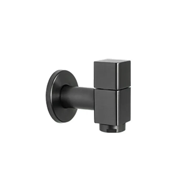 Robinet Extérieur Design Cubique Mural Chrome