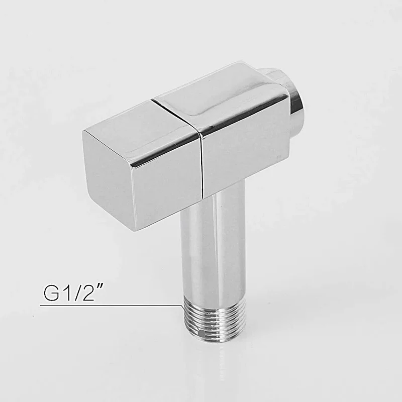 Robinet Extérieur Design Cubique Mural Chrome